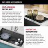 27&rdquo; Undermount 16 Gauge Workstation Kitchen Sink Single Bowl with WorkFlow&trade; Ledge and Accessories